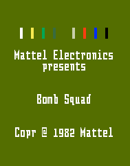 Bomb Squad Title Screen